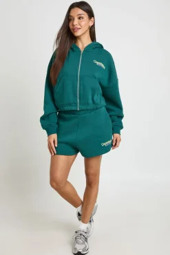 boohoo Ensemble De Survêtement Court À Casynthétiqueche Brodé Copenhagen<Femme Survêtements|Survêtements