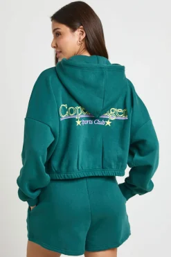 boohoo Ensemble De Survêtement Court À Casynthétiqueche Brodé Copenhagen<Femme Survêtements|Survêtements