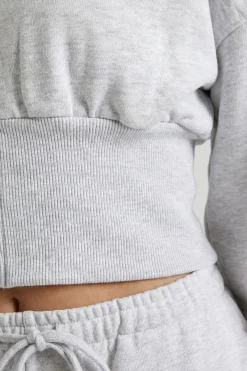Ensemble De Survêtement Court À Casynthétiqueche Zippé Avec Taille Cintrée