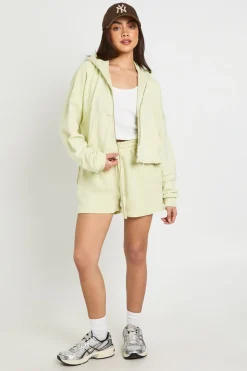 Ensemble De Survêtement Court À Casynthétiqueche En Tissu Éponge Boxy