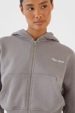 Ensemble De Survêtement Court Dsgn Studio Avec Sweat À Casynthétiqueche Court Boxy Zippé