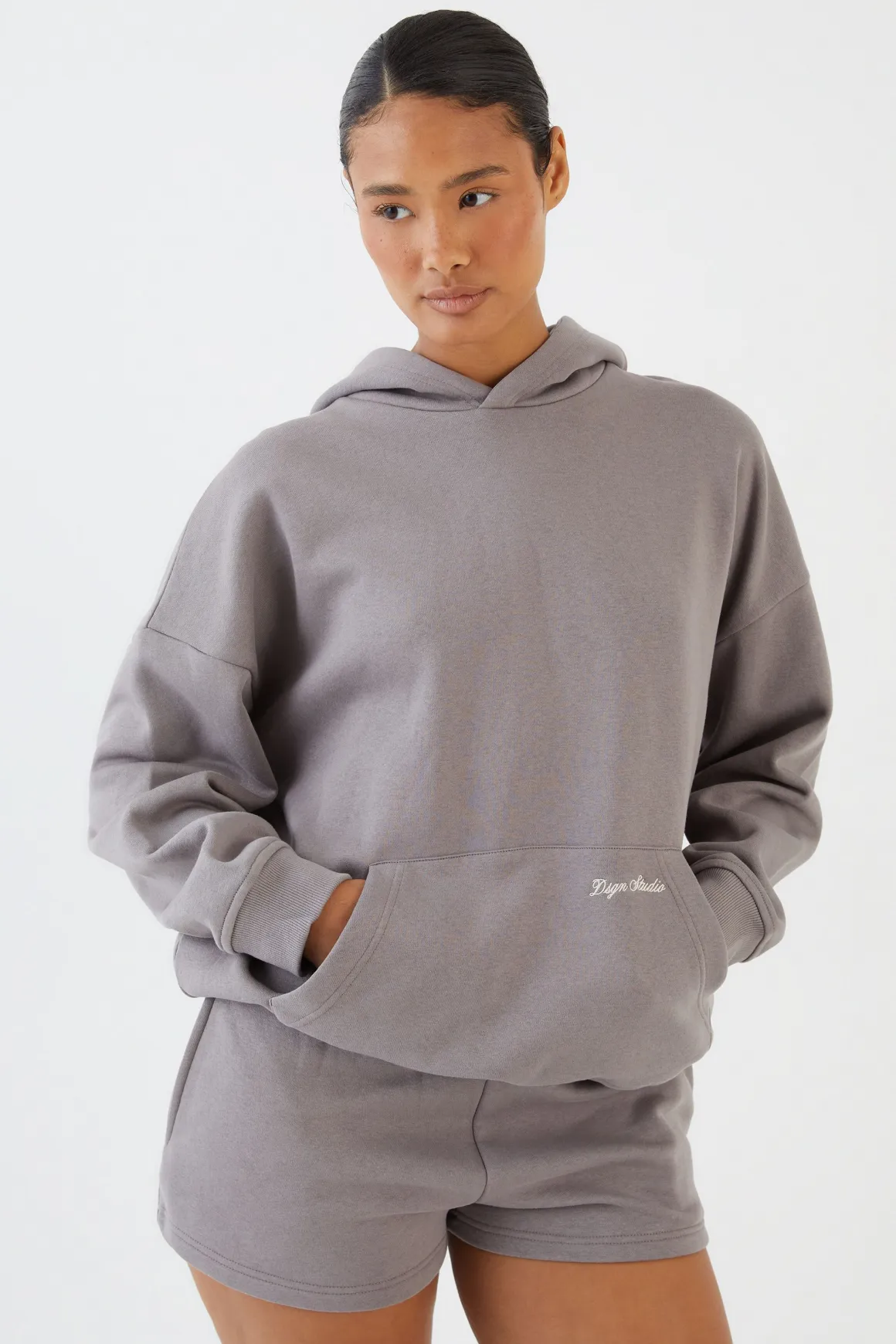 boohoo Ensemble De Survêtement Court À Casynthétiqueche Zippé Coupe Boxy À Détails À Pois<Femme Survêtements|Survêtements