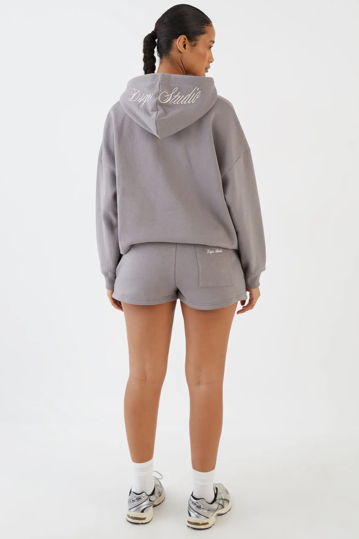 boohoo Ensemble De Survêtement Court À Casynthétiqueche Zippé Coupe Boxy À Détails À Pois<Femme Survêtements|Survêtements
