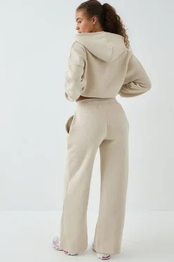 DSGN Studio Ensemble de Survêtement à Casynthétiqueche Zippé Crop Boxy avec Ourlet Profond<Femme Survêtements|Survêtements