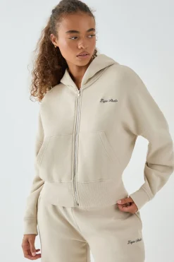 DSGN Studio Ensemble de Survêtement à Casynthétiqueche Zippé Crop Boxy avec Ourlet Profond<Femme Survêtements|Survêtements