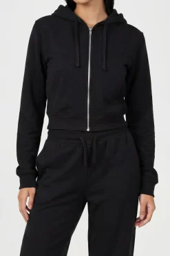 Ensemble De Survêtement En Molleton Bouclette Avec Sweat À Casynthétiqueche Zippé Ajusté Et Pantalon De Jogging