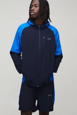 boohooMAN Ensemble De Survêtement En Nylon Tissé À Blocs De Couleur Coupe Regular<Homme Survêtements