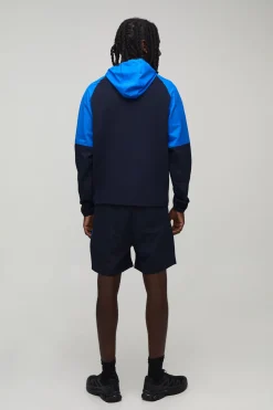 boohooMAN Ensemble De Survêtement En Nylon Tissé À Blocs De Couleur Coupe Regular<Homme Survêtements