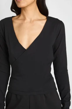boohoo Ensemble De Survêtement Grande Taille Haut Cache-cœur À Manches Longues Et Pantalon Jogger Droit<Femme Survêtements|Survêtements