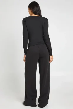 boohoo Ensemble De Survêtement Grande Taille Haut Cache-cœur À Manches Longues Et Pantalon Jogger Droit<Femme Survêtements|Survêtements