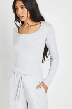 Ensemble De Survêtement Haut Col Rond Manches Longues Et Pantalon Jogger Droit Tall