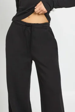 Ensemble De Survêtement Haut À Manches Longues Col Rond Et Pantalon Jogger Droit Tall
