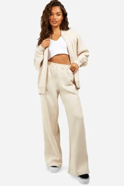 Ensemble De Survêtement Jambes Droites Avec Bomber Zippé