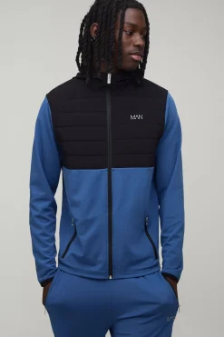 Ensemble De Survêtement Matelassé Coupe Regular Pour Homme Actif