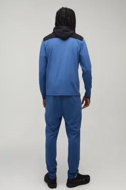 Ensemble De Survêtement Matelassé Coupe Regular Pour Homme Actif