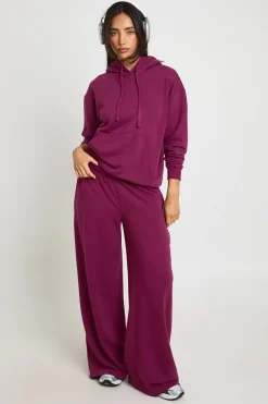 Ensemble De Survêtement Oversize Sweat À Casynthétiqueche Et Jogger En Molleton Doux Bouclette