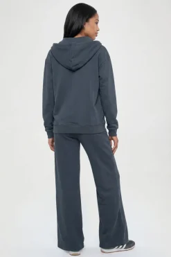 Ensemble De Survêtement Oversize En Molleton Bouclette Avec Sweat À Casynthétiqueche Zippé Et Pantalon De Jogging