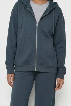 Ensemble De Survêtement Oversize En Molleton Bouclette Avec Sweat À Casynthétiqueche Zippé Et Pantalon De Jogging