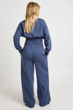 Ensemble De Survêtement Petite Taille Sweat-shirt Boutonné Taille Cintrée