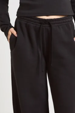 Ensemble De Survêtement Petite Avec Haut À Manches Longues Col Rond Et Pantalon Jogger Droit