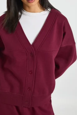 boohoo Ensemble De Survêtement Petite Avec Haut Cache-cœur À Manches Longues Et Pantalon Jogger Droit<Femme Survêtements|Survêtements