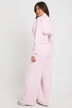 boohoo Ensemble De Survêtement 3 Pièces Jambes Droites À Fermeture Éclair Et Ourlet Profond<Femme Survêtements|Survêtements