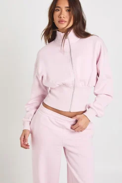 boohoo Ensemble De Survêtement 3 Pièces Jambes Droites À Fermeture Éclair Et Ourlet Profond<Femme Survêtements|Survêtements