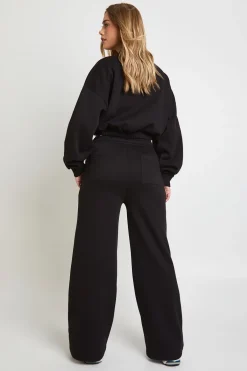boohoo Ensemble de survêtement rugby avec sweat-shirt court<Femme Survêtements|Survêtements