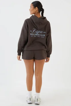 DSGN Studio Ensemble De Survêtement Short Et Sweat À Casynthétiqueche Oversize Wellness Club<Femme Survêtements|Survêtements