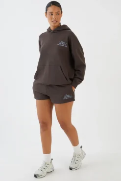 DSGN Studio Ensemble De Survêtement Short Et Sweat À Casynthétiqueche Oversize Wellness Club<Femme Survêtements|Survêtements