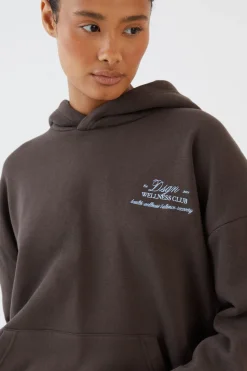 DSGN Studio Ensemble De Survêtement Short Et Sweat À Casynthétiqueche Oversize Wellness Club<Femme Survêtements|Survêtements