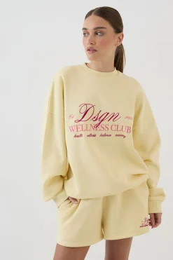 Ensemble De Survêtement Sweat Oversize Et Short Wellness Club Dsgn Studio