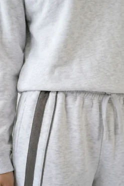 boohoo Ensemble de Survêtement Sweat à Casynthétiqueche Court et Jogging à Jambes Évasées<Femme Survêtements|Survêtements