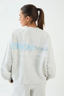 DSGN Studio Ensemble De Survêtement Sweat-shirt Imprimé Sport Et Plein Air<Femme Survêtements|Survêtements