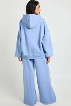 boohoo Ensemble De Survêtement Sweat À Casynthétiqueche Ample Et Jogging Droit<Femme Survêtements|Survêtements