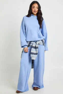 boohoo Ensemble De Survêtement Sweat À Casynthétiqueche Ample Et Jogging Droit<Femme Survêtements|Survêtements