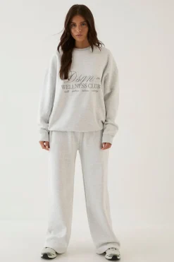 DSGN Studio Ensemble De Survêtement Sweat-shirt Oversized Wellness Club<Femme Survêtements|Survêtements
