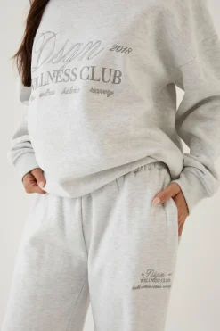DSGN Studio Ensemble De Survêtement Sweat-shirt Oversized Wellness Club<Femme Survêtements|Survêtements