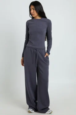 boohoo Ensemble De Survêtement Tall Avec Haut À Col Rond Manches Longues Et Pantalon Jogger Droit<Femme Survêtements|Survêtements