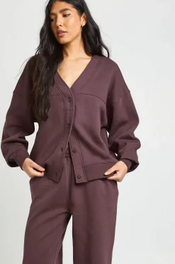 Ensemble de Survêtement Tall Cardigan Boutonné et Jogging Droit