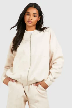 Ensemble De Survêtement Tall À Jambes Droites Avec Bomber Zippé