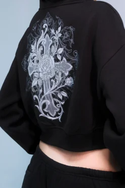 Ensemble De Survêtement Zippé À Clous Avec Graphisme Angel Energy