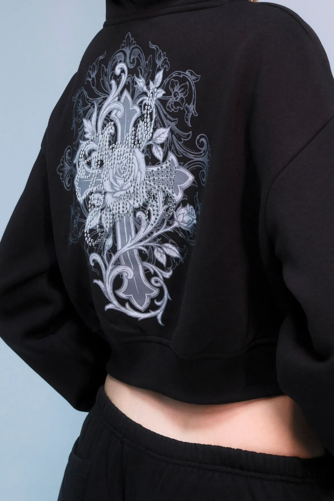 Ensemble De Survêtement Zippé À Clous Avec Graphisme Angel Energy