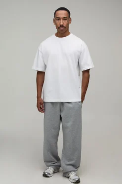 Ensemble de 2 t-shirts à col rond surdimensionnés et épais