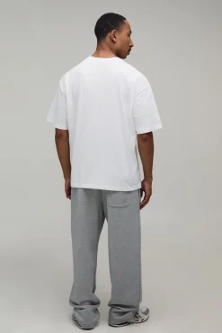 Ensemble de 2 t-shirts à col rond surdimensionnés et épais