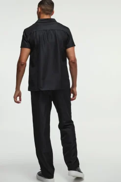 boohooMAN Ensemble en twill doux avec chemise et pantalon<Homme Ensembles