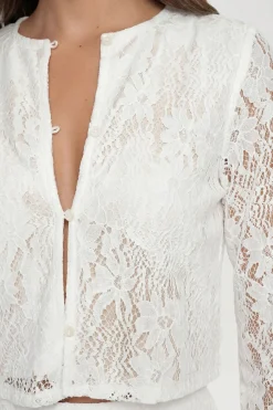 Ensemble Grande Taille Haut En Crochet À Manches Longues Et Mini Jupe