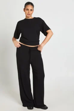 boohoo Ensemble Grande Taille Top Ample Taille Cintrée Et Pantalon Large<Femme Loungewear|Ensembles
