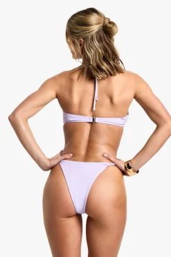 boohoo Ensemble haut de bikini bandeau à bord perlés et bas de bikini tanga<Femme Maillots De Bain|Tenues De Plage