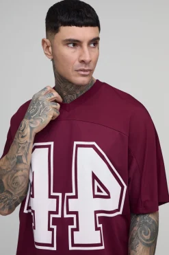 Ensemble Haut De Hockey Oversize Ample En Mesh Avec Manches Chauve-souris 44 Et Short Tall